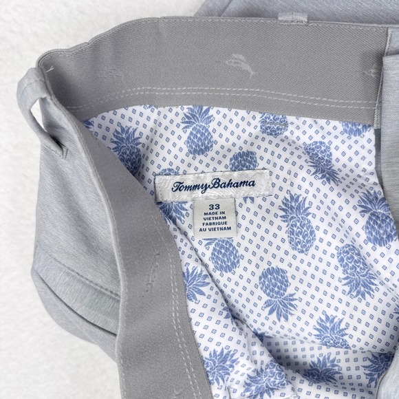Tommy Bahama Shorts Mens Size 33 Gray Stretch Performance Casual Vacation Resort - Picture 6 of 9